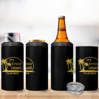 Retirement 4 in 1 Can Cooler Tumbler It's 5 O'clock Everywhere I'm Retired Summer Vibes