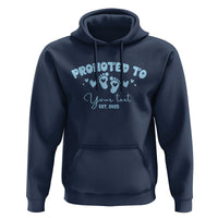 Personalized Gender Reveal Hoodie Custom Text Baby Boy Reveal Blue Family Matching