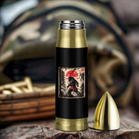 Samurai Bigfoot Bullet Tumbler Japanese Vintage Sasquatch Graphic Ukiyo-e Art Funny - Wonder Print Shop