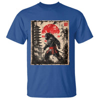 Samurai Bigfoot T Shirt Japanese Vintage Sasquatch Graphic Ukiyo-e Art Funny - Wonder Print Shop