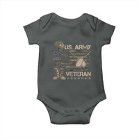 US Army Veteran Flag Baby Onesie - Wonder Print Shop