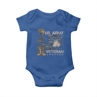 US Army Veteran Flag Baby Onesie - Wonder Print Shop