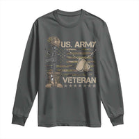 US Army Veteran Flag Long Sleeve Shirt - Wonder Print Shop