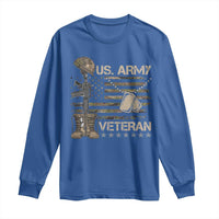 US Army Veteran Flag Long Sleeve Shirt - Wonder Print Shop
