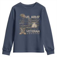 US Army Veteran Flag Youth Sweatshirt - Wonder Print Shop