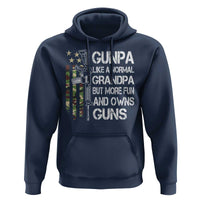 Gunpa Hoodie Guns Grandpa More Fun Camo American Flag USA Camouflage