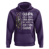 Gunpa Hoodie Guns Grandpa More Fun Camo American Flag USA Camouflage