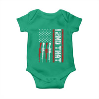 Vintage USA Flag 2nd Amendment Baby Onesie Pro Gun Lovers - Wonder Print Shop