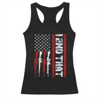 Vintage USA Flag 2nd Amendment Racerback Tank Top Pro Gun Lovers - Wonder Print Shop