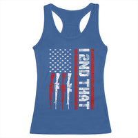 Vintage USA Flag 2nd Amendment Racerback Tank Top Pro Gun Lovers - Wonder Print Shop