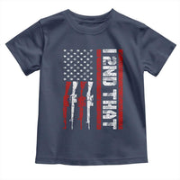 Vintage USA Flag 2nd Amendment Toddler T Shirt Pro Gun Lovers - Wonder Print Shop