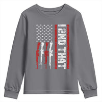 Vintage USA Flag 2nd Amendment Youth Sweatshirt Pro Gun Lovers - Wonder Print Shop