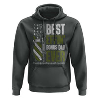 Best Effin’ Bonus Dad Ever Hoodie Step Dad Gun American Flag