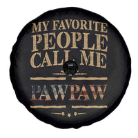 Funny Grandpa Spare Tire Cover My Favorite People Call Me Pop Pop Retro American Flag