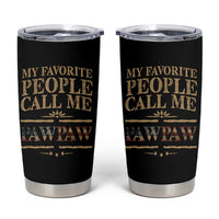 Funny Grandpa Tumbler Cup My Favorite People Call Me Pop Pop Retro American Flag