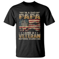 Funny Veteran Dad T Shirt Funny Military Veteran USA Flag - Wonder Print Shop