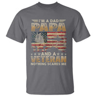 Funny Veteran Dad T Shirt Funny Military Veteran USA Flag - Wonder Print Shop