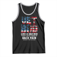 Vet Bod Tank Top Funny Military Veteran Dad Bod American Flag - Wonder Print Shop