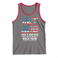 Vet Bod Tank Top Funny Military Veteran Dad Bod American Flag - Wonder Print Shop