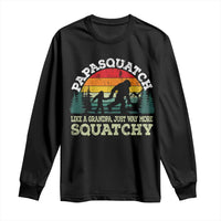 Grandpa Bigfoot Long Sleeve Shirt Retro Sasquatch Funny - Wonder Print Shop