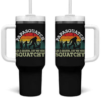 Grandpa Bigfoot Tumbler With Handle Retro Sasquatch Funny - Wonder Print Shop