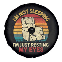 Dad Papa Grandpa Jokes Spare Tire Cover I'm Not Sleeping I'm Just Resting My Eyes