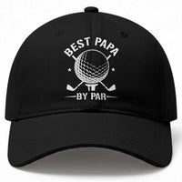 Golf Dad Baseball Cap Best Papa By Par Golfer Fathers Day Gifts
