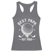 Golf Dad Racerback Tank Top Best Papa By Par Golfer Fathers Day Gifts