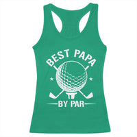 Golf Dad Racerback Tank Top Best Papa By Par Golfer Fathers Day Gifts