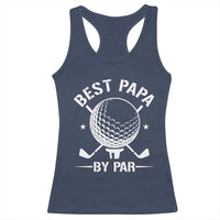 Golf Dad Racerback Tank Top Best Papa By Par Golfer Fathers Day Gifts