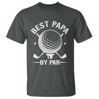 Golf Dad T Shirt Best Papa By Par Golfer Fathers Day Gifts
