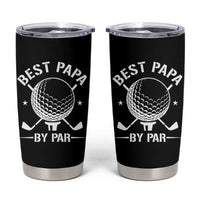 Golf Dad Tumbler Cup Best Papa By Par Golfer Fathers Day Gifts