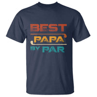 Golf Dad T Shirt Best Papa By Par Golfing Golfer Funny Fathers Day Gifts
