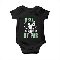Golf Dad Baby Onesie Best Papa By Par Funny Golfer Fathers Day Gifts