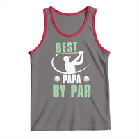 Golf Dad Tank Top Best Papa By Par Funny Golfer Fathers Day Gifts