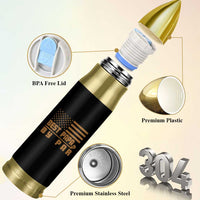 Golf Dad Bullet Tumbler Best Papa By Par American Flag Golfer Fathers Day Gifts