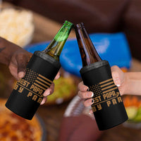 Golf Dad 4 in 1 Can Cooler Tumbler Best Papa By Par American Flag Golfer Fathers Day Gifts