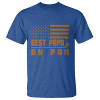 Golf Dad T Shirt Best Papa By Par American Flag Golfer Fathers Day Gifts