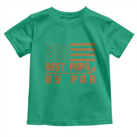 Golf Dad Toddler T Shirt Best Papa By Par American Flag Golfer Fathers Day Gifts