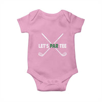 Funny Golfing Baby Onesie Let's Par Tee Golf Player Golfer Dad Grandpa