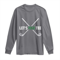 Funny Golfing Long Sleeve Shirt Let's Par Tee Golf Player Golfer Dad Grandpa