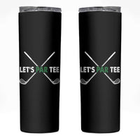 Funny Golfing Skinny Tumbler Let's Par Tee Golf Player Golfer Dad Grandpa