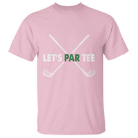Funny Golfing T Shirt Let's Par Tee Golf Player Golfer Dad Grandpa