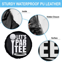 Funny Golfing Spare Tire Cover Let's Par Tee Fathers Day Golfer Gift Dad Grandpa