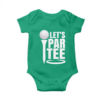 Funny Golfing Baby Onesie Let's Par Tee Fathers Day Golfer Gift Dad Grandpa