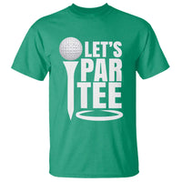 Funny Golfing T Shirt Let's Par Tee Fathers Day Golfer Gift Dad Grandpa