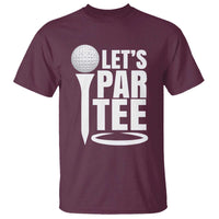 Funny Golfing T Shirt Let's Par Tee Fathers Day Golfer Gift Dad Grandpa