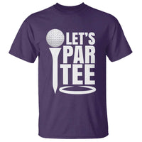 Funny Golfing T Shirt Let's Par Tee Fathers Day Golfer Gift Dad Grandpa