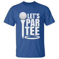 Funny Golfing T Shirt Let's Par Tee Fathers Day Golfer Gift Dad Grandpa