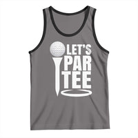 Funny Golfing Tank Top Let's Par Tee Fathers Day Golfer Gift Dad Grandpa